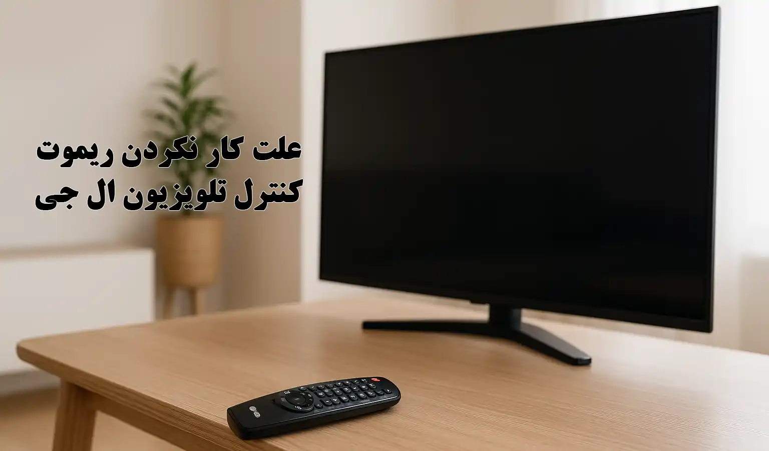 علت کار نکردن ریموت کنترل تلویزیون ال جی