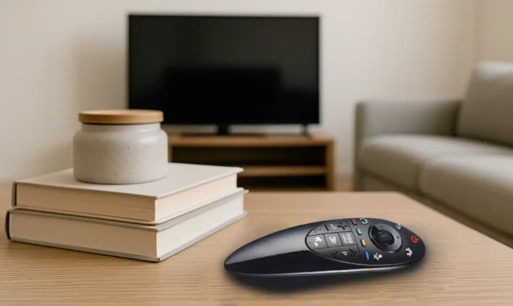 فاصله زیاد بین کنترل و تلویزیون