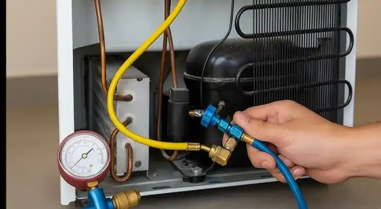 کمبود گاز یخچال علت صدای زوزوه